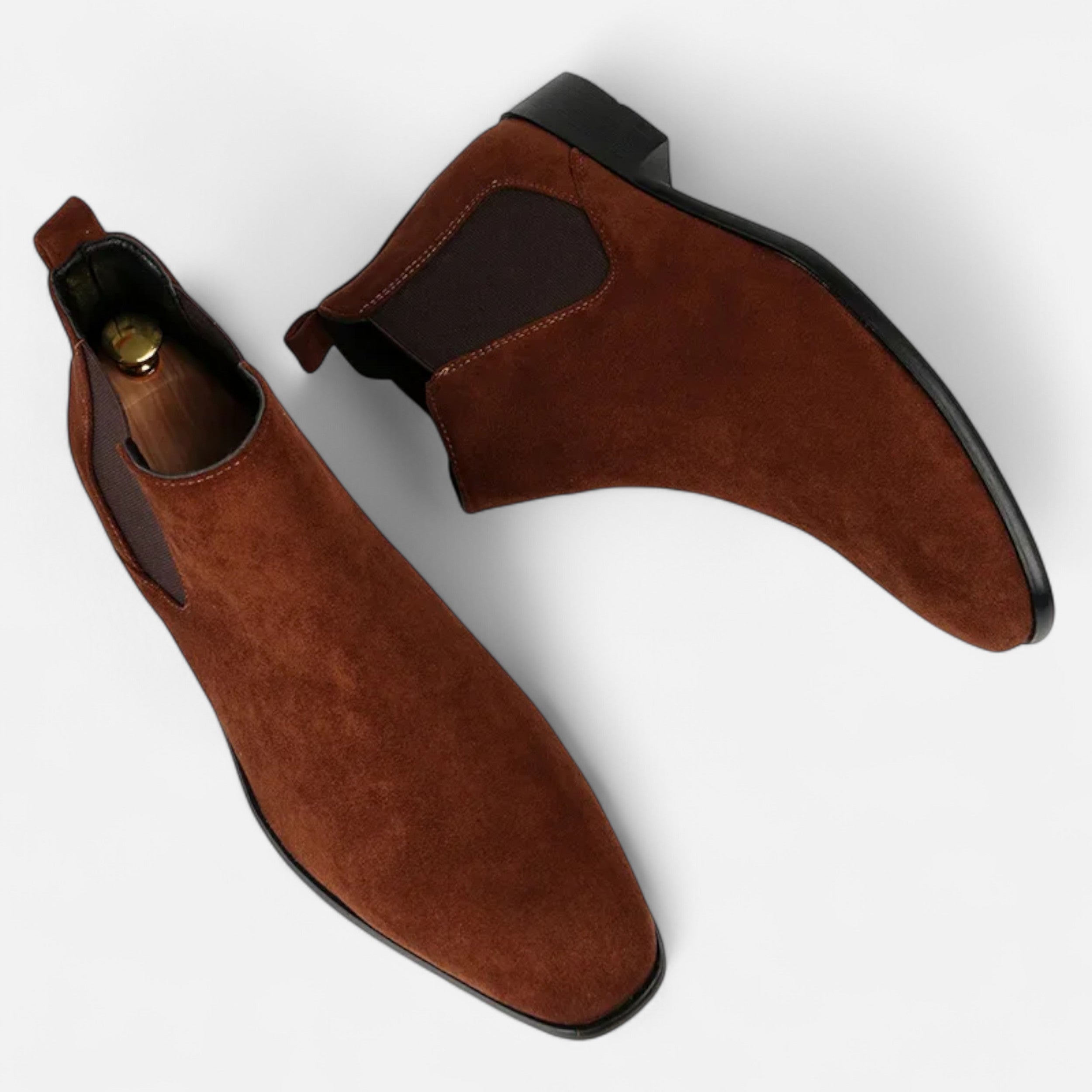 Men’s Square-Toe Chelsea Boots